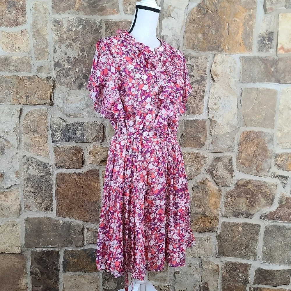 Shoshanna 12 Rylee Anfa Floral Dress - Picture 6 of 10